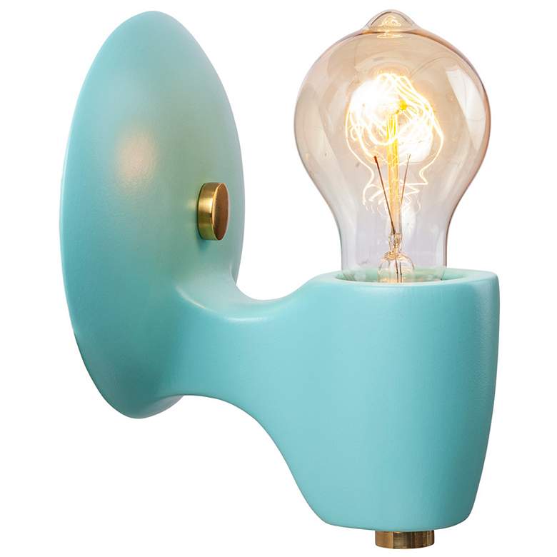 Image 4 Justice Design Ovalesque 6 3/4"H Reflecting Pool Wall Sconce more views