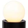 2_Justice Design Portable 11 1/2" Carbon Matte Black Accent Table Lamp more views