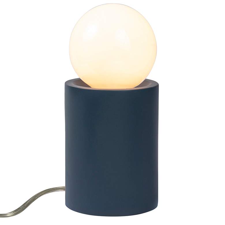 Image 1 Justice Design Portable 11 1/2" Midnight Sky Ceramic Accent Table Lamp