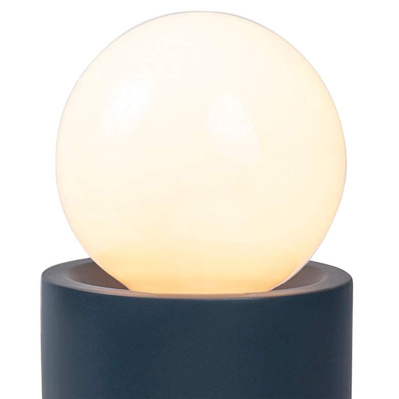 Image 2 Justice Design Portable 11 1/2" Midnight Sky Ceramic Accent Table Lamp more views
