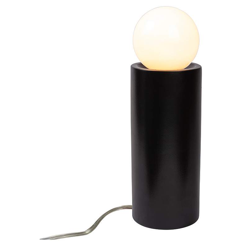 Image 2 Justice Design Portable 16 1/2" Carbon Matte Black Accent Table Lamp