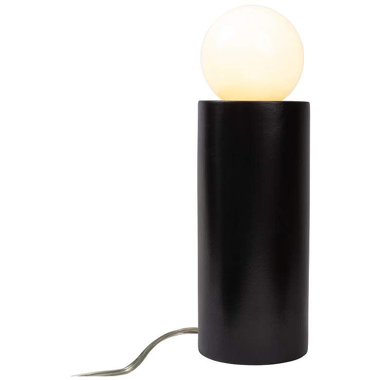 Image 3 Justice Design Portable 16 1/2" Carbon Matte Black Accent Table Lamp more views
