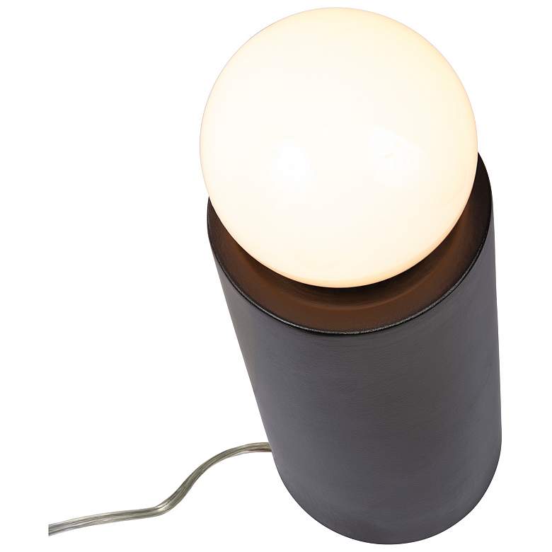 Image 4 Justice Design Portable 16 1/2" Carbon Matte Black Accent Table Lamp more views