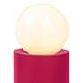 2_Justice Design Portable 16 1/2" High Cerise Red Accent Table Lamp more views