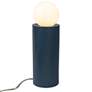 Justice Design Portable 16 1/2" Midnight Sky Blue Ceramic Accent Lamp