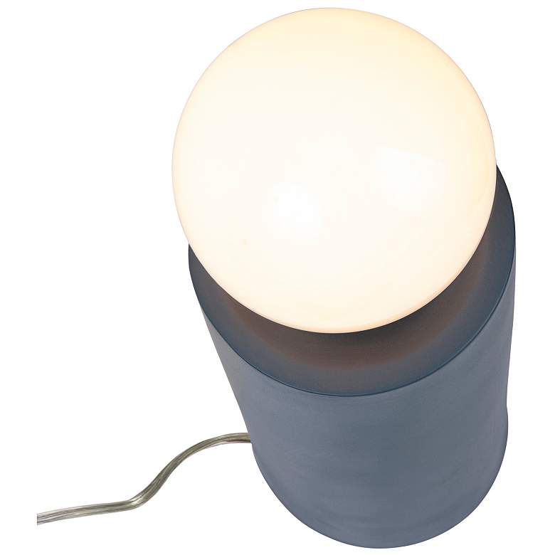 Image 4 Justice Design Portable 16 1/2" Midnight Sky Blue Ceramic Accent Lamp more views