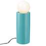 1_Justice Design Portable 16 1/2" Reflecting Pool Blue Ceramic Lamp