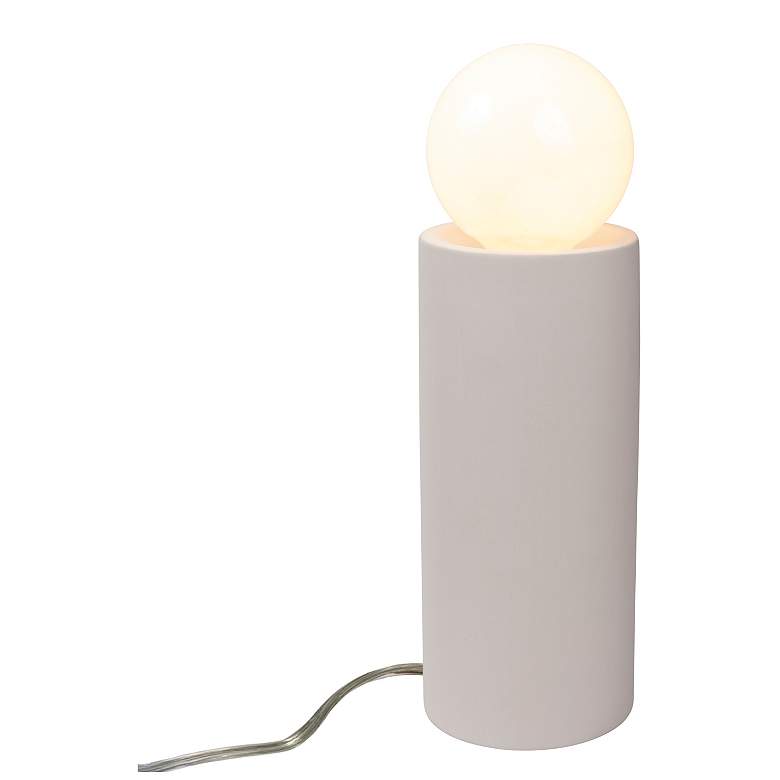 Image 2 Justice Design Portable 16 1/2"H Bisque Accent Table Lamp
