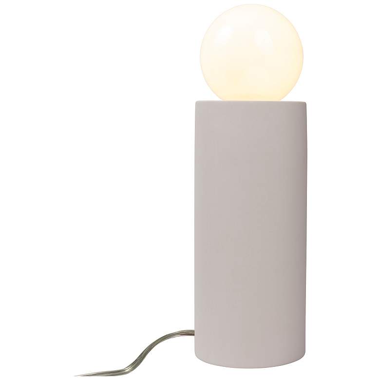 Image 3 Justice Design Portable 16 1/2"H Bisque Accent Table Lamp more views