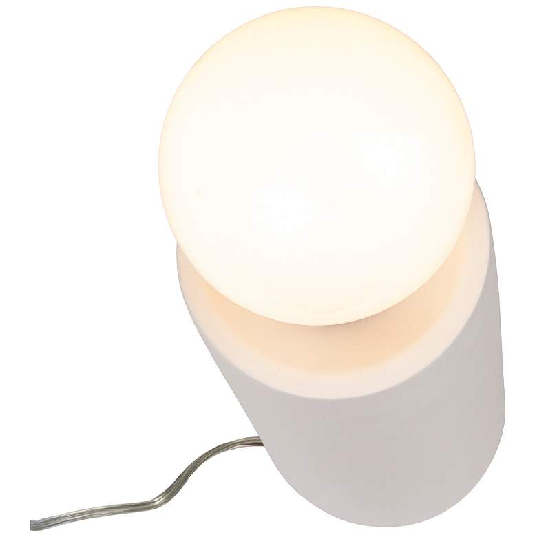Image 4 Justice Design Portable 16 1/2"H Bisque Accent Table Lamp more views