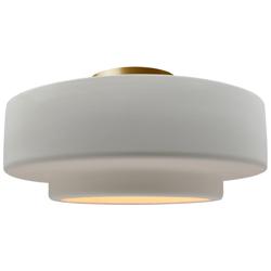 Justice Design Radiance 14 1/2"W Brushed Brass Ceiling Light