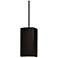 Justice Design Radiance 5 1/2"W Carbon Black Mini Pendant