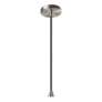 2_Justice Design Radiance 7 3/4" Carbon Matte Black Mini Pendant more views