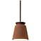Justice Design Radiance 7 3/4" Wide Dark Bronze Mini Pendant
