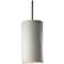 Justice Design Radiance 7" Wide Brushed Nickel Mini Pendant