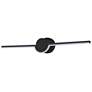 4_Justice Design Semicirculo 24" Wide Black 4-Light Bath Light more views