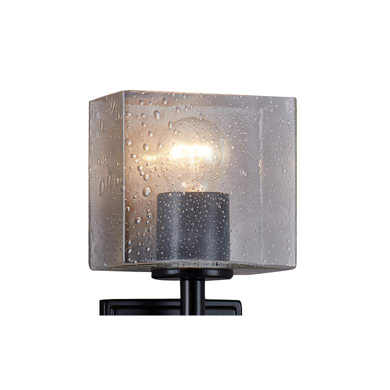 Image 2 Justice Design Spruce 21 1/2" High Matte Black Wall Sconce more views