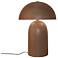Justice Design Tall Kava 18 1/4" High Terra Cotta Ceramic Table Lamp