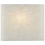2_Justice Design Textile 9 3/4" High Cream ADA Wall Sconce