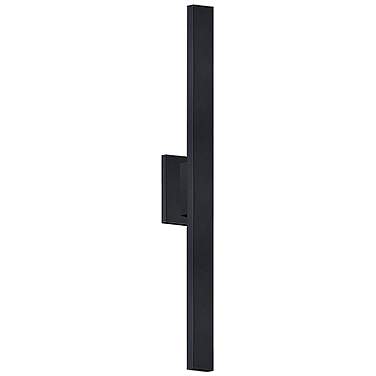 Justice Design Zarai 36" High ADA Matte Black LED Outdoor Wall Light