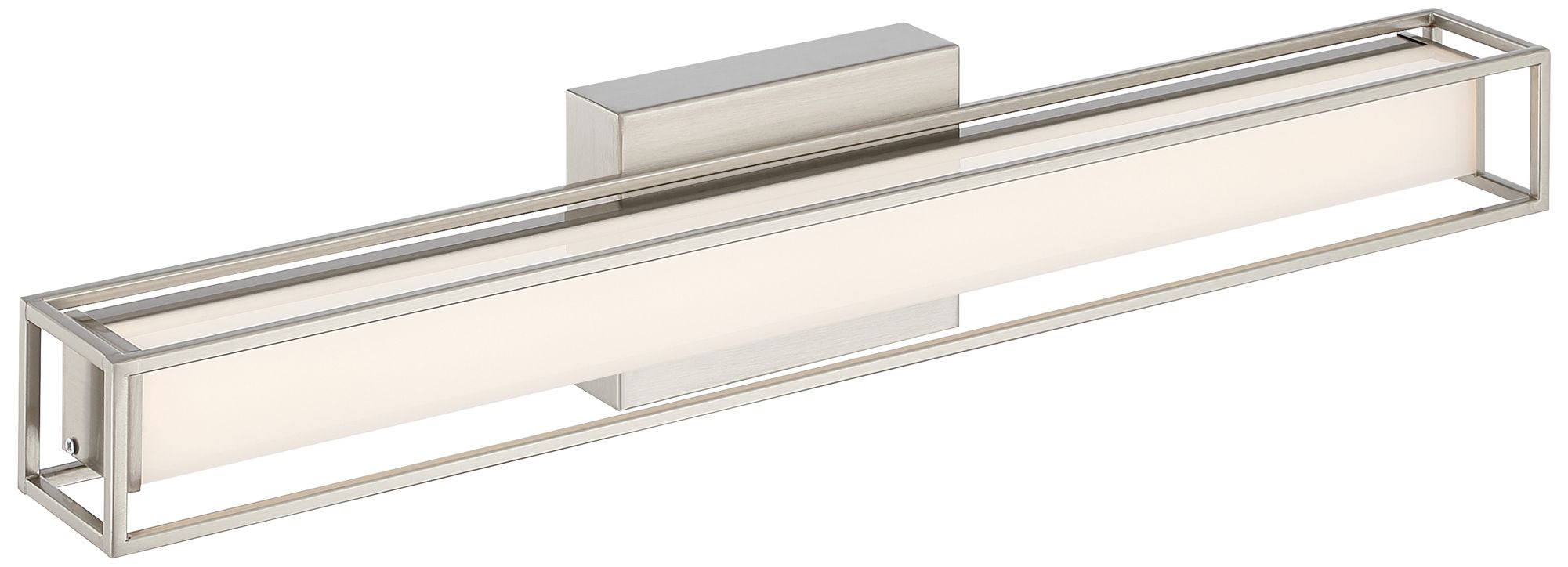 Image 2 Justine 24" Wide Brushed Steel LED Bath/Vanity more views