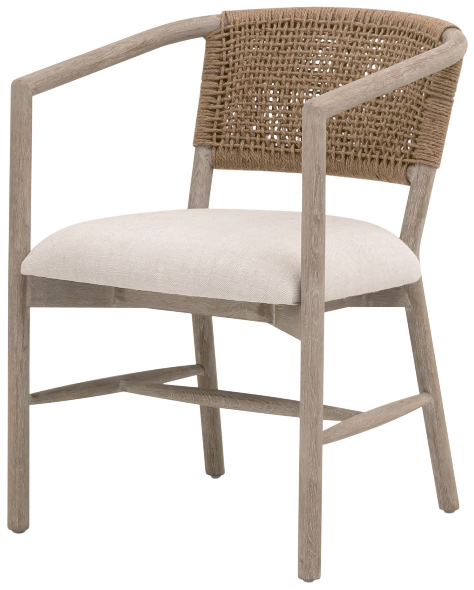 Image 2 Juxtaposition Accent Chair, Bisque, Natural Gray Oak more views