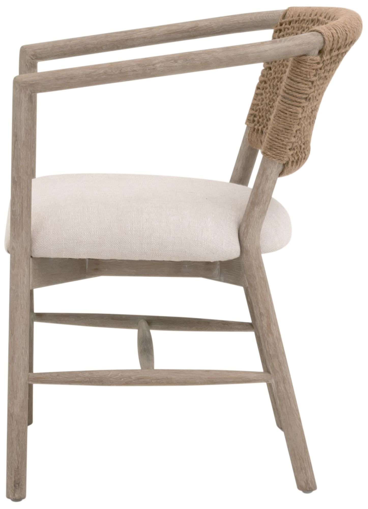 Image 3 Juxtaposition Accent Chair, Bisque, Natural Gray Oak more views