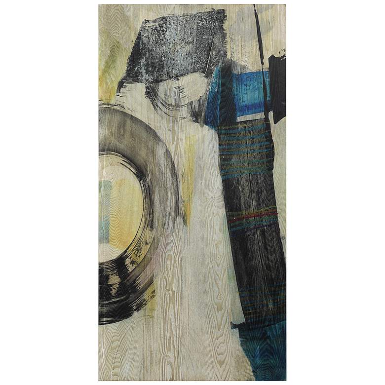Image 2 Kabuki II 48" High Giclee Printed Wood Wall Art