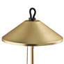 2_Kaden 19 3/4" High Brass Metal LED Accent Table Lamp more views