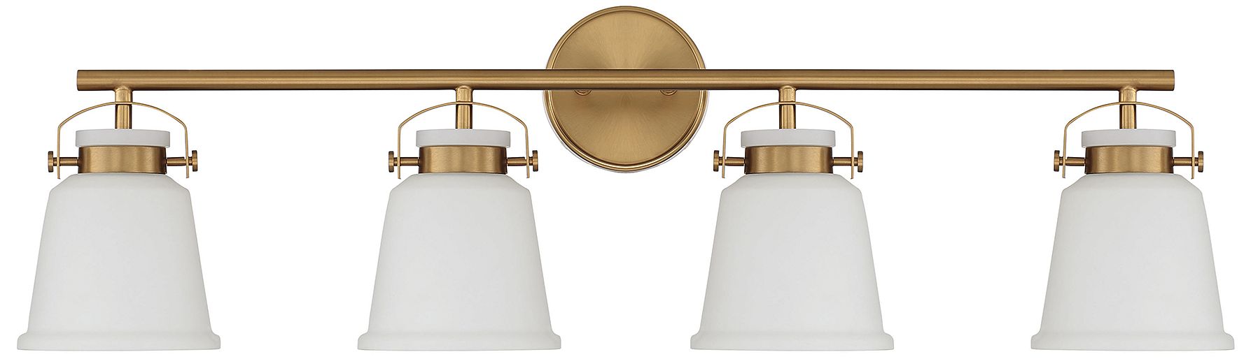 Image 2 Kaden 4-Light Bathroom Vanity Light in Warm Brass more views