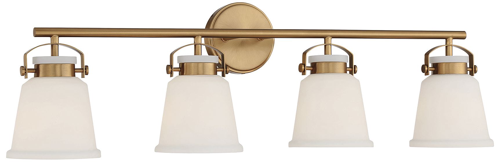 Image 3 Kaden 4-Light Bathroom Vanity Light in Warm Brass more views