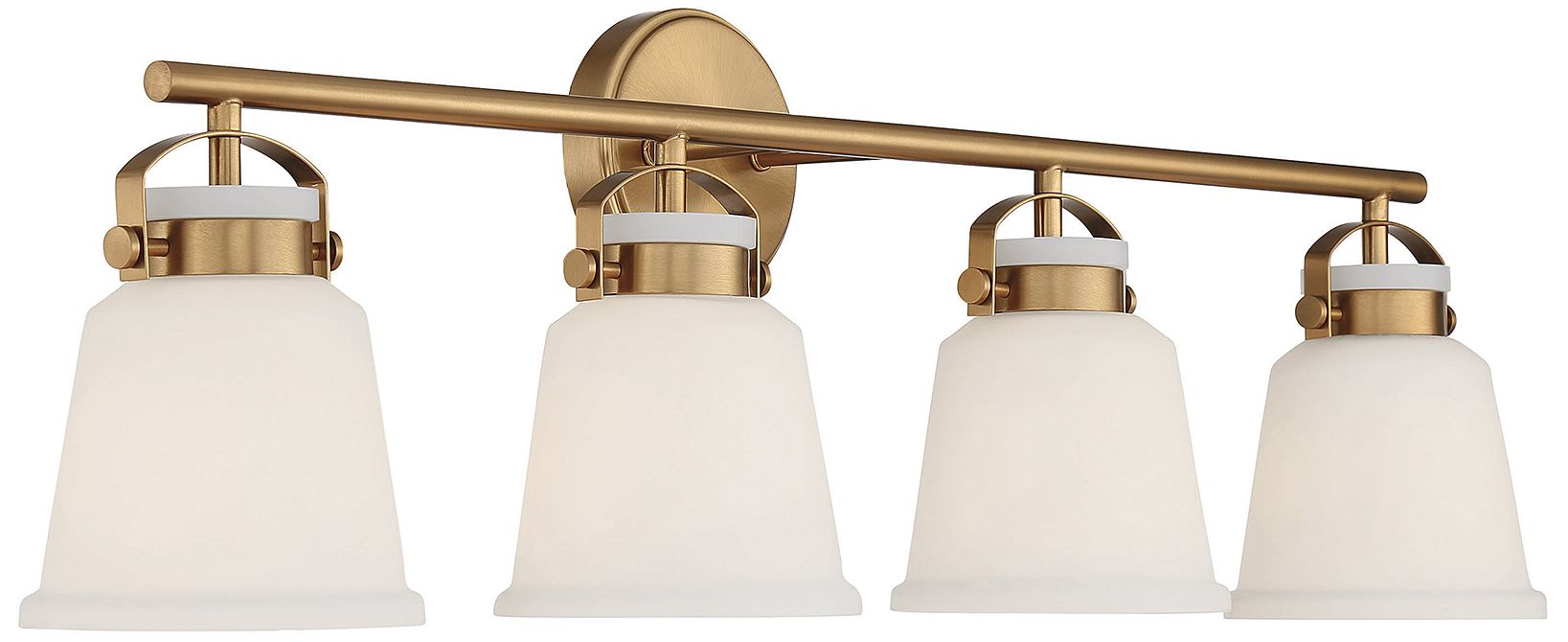 Image 4 Kaden 4-Light Bathroom Vanity Light in Warm Brass more views