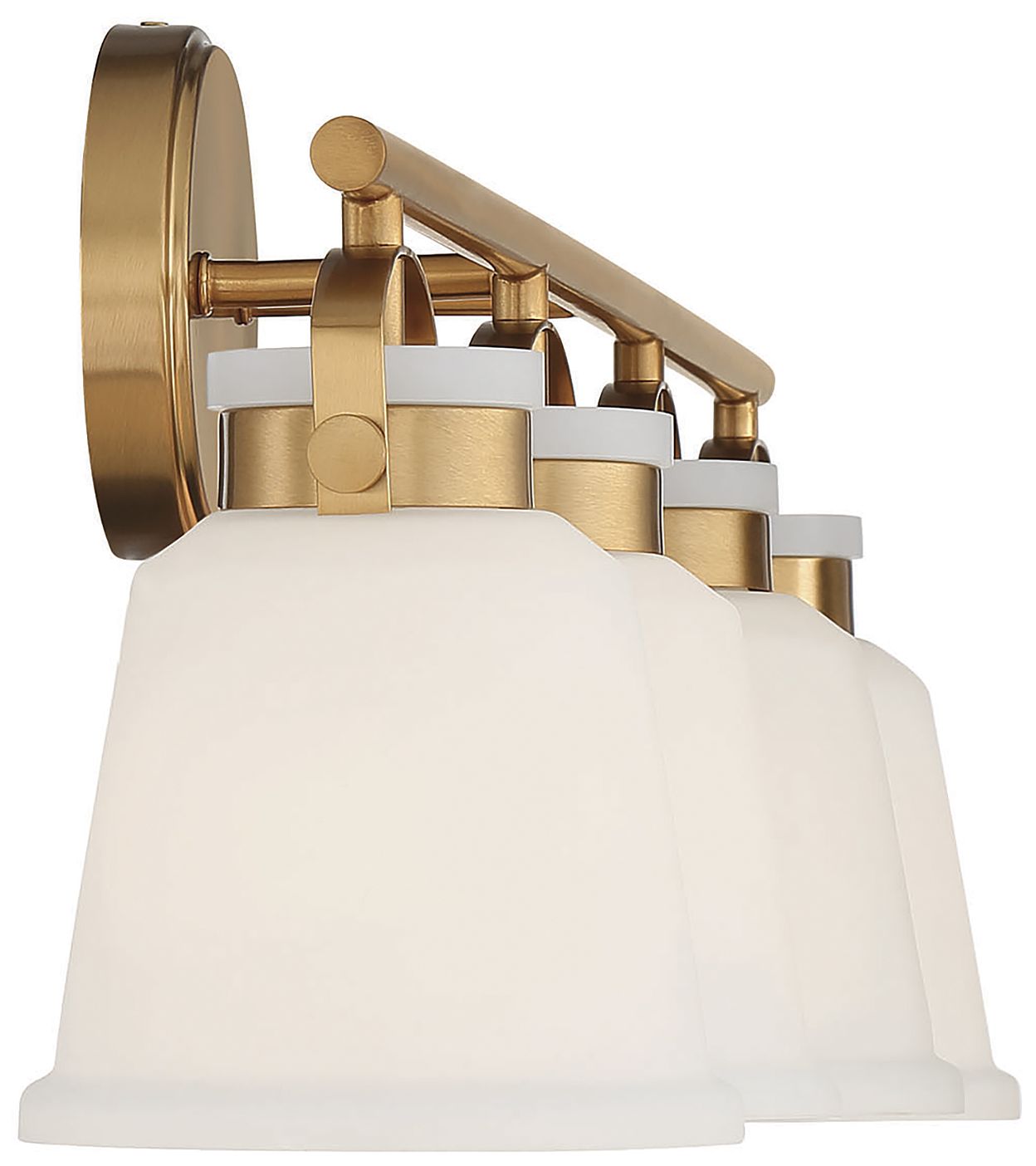 Image 5 Kaden 4-Light Bathroom Vanity Light in Warm Brass more views