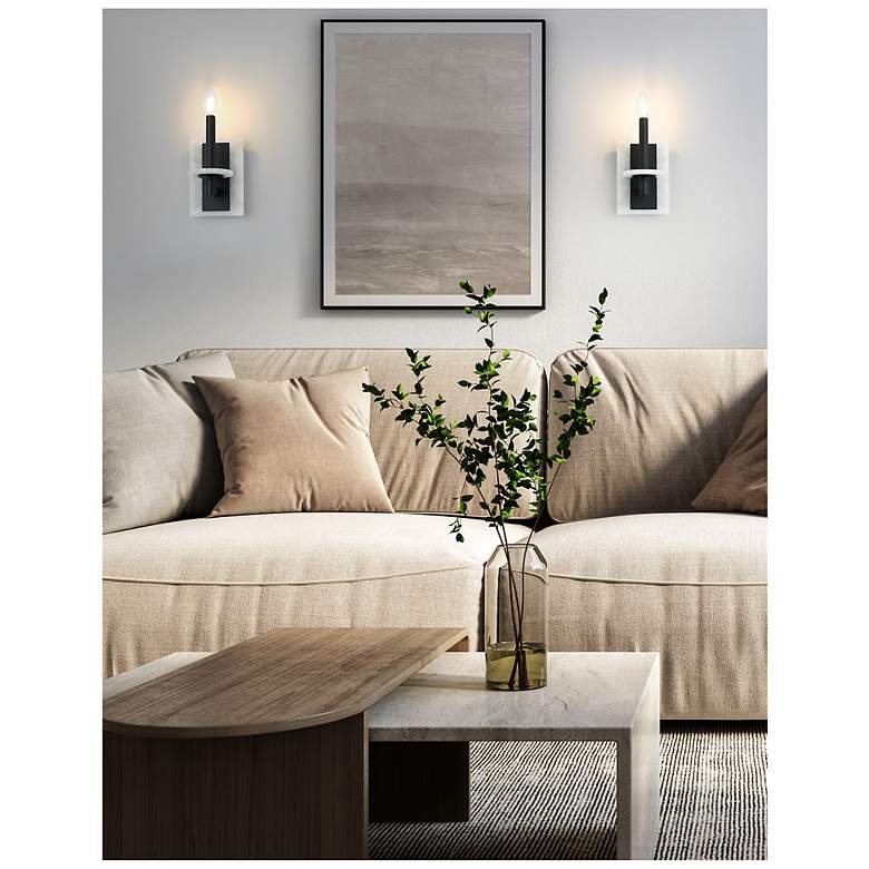 Image 3 Kaden by Z-Lite Matte Black 1 Light Wall Sconce more views