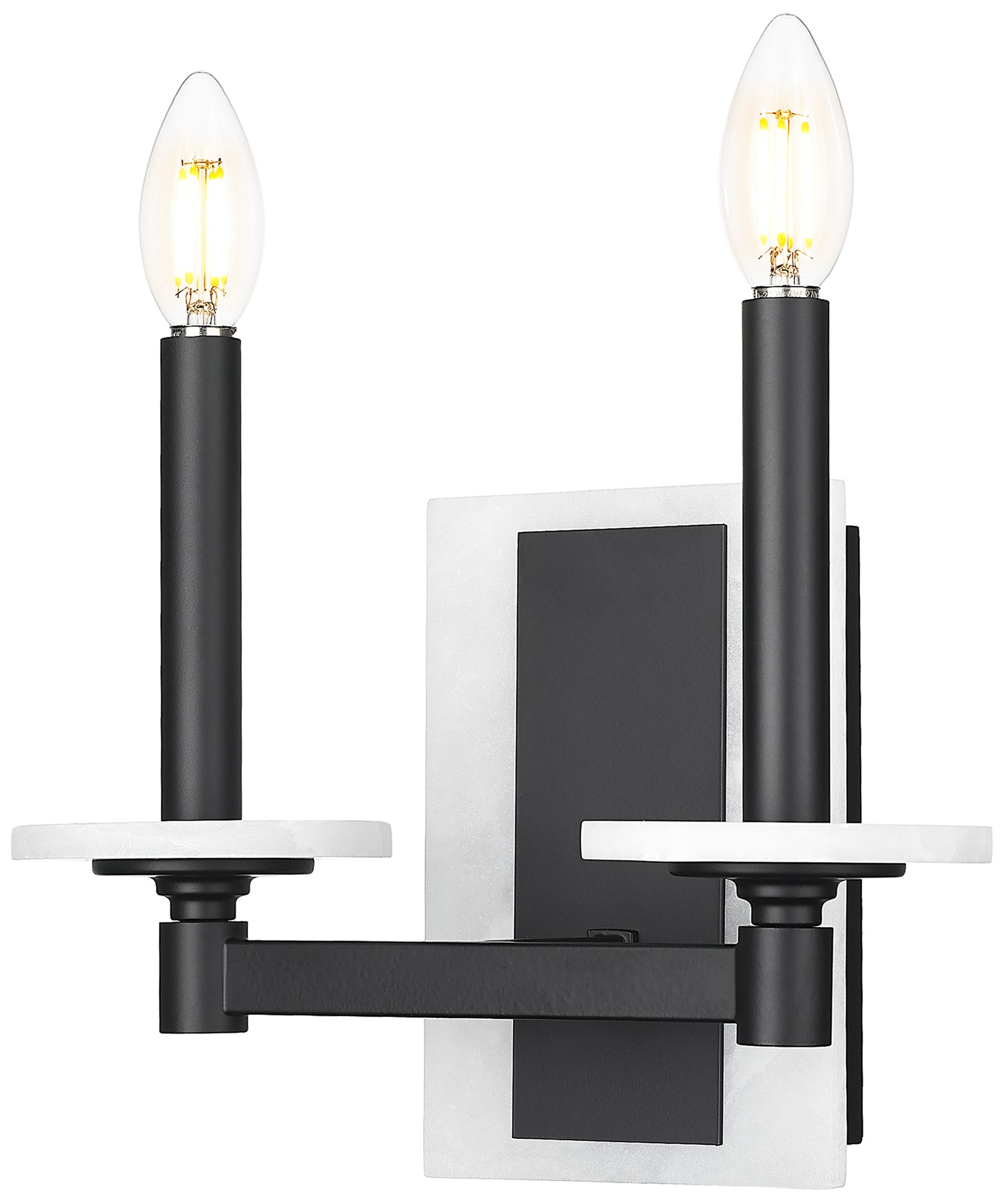 Image 4 Kaden by Z-Lite Matte Black 2 Light Wall Sconce more views