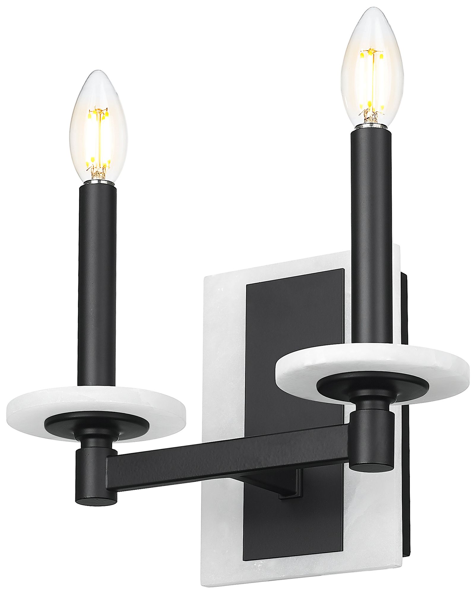 Image 5 Kaden by Z-Lite Matte Black 2 Light Wall Sconce more views