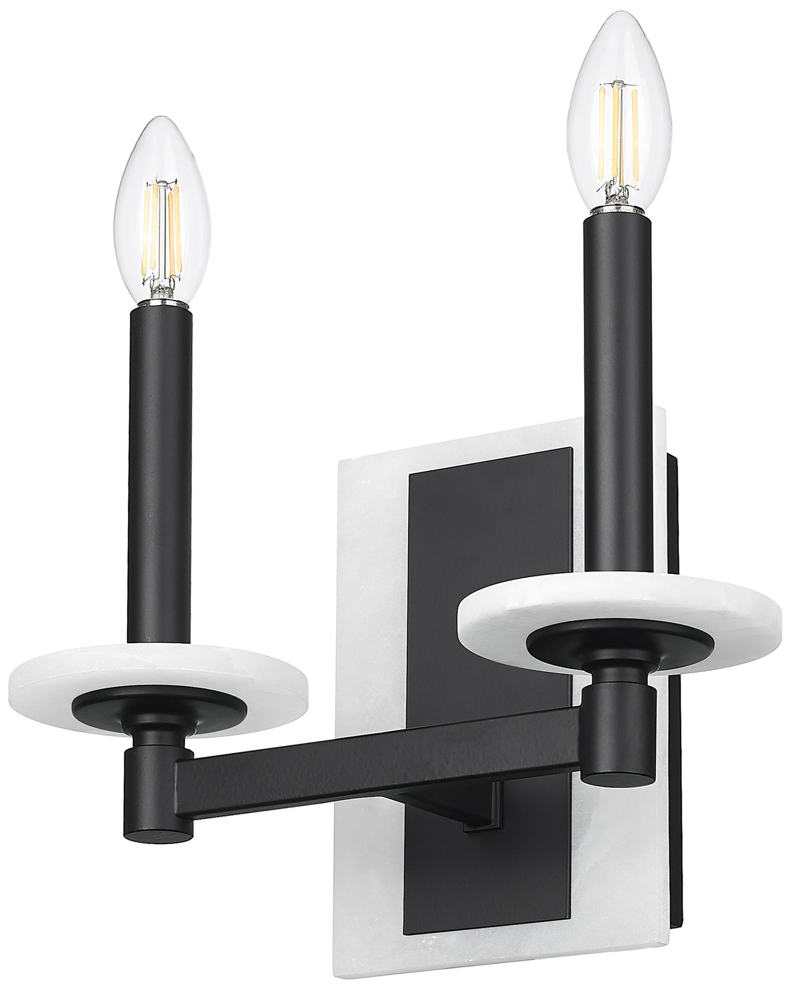 Image 7 Kaden by Z-Lite Matte Black 2 Light Wall Sconce more views