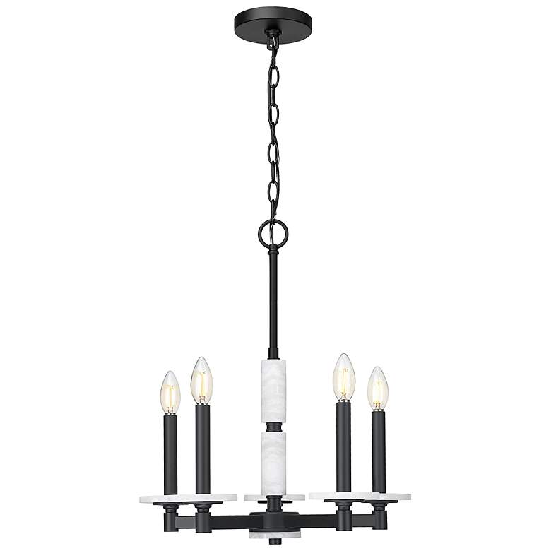 Image 5 Kaden by Z-Lite Matte Black 5 Light Chandelier more views