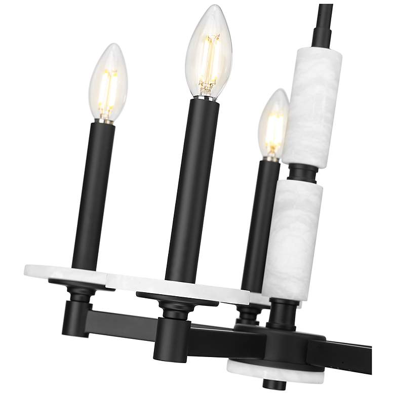 Image 6 Kaden by Z-Lite Matte Black 5 Light Chandelier more views