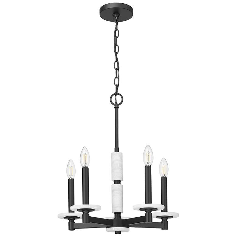 Image 7 Kaden by Z-Lite Matte Black 5 Light Chandelier more views