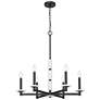 1_Kaden by Z-Lite Matte Black 6 Light Chandelier