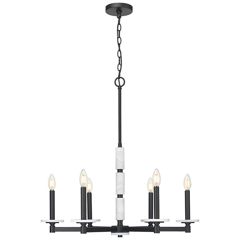 Image 5 Kaden by Z-Lite Matte Black 6 Light Chandelier more views