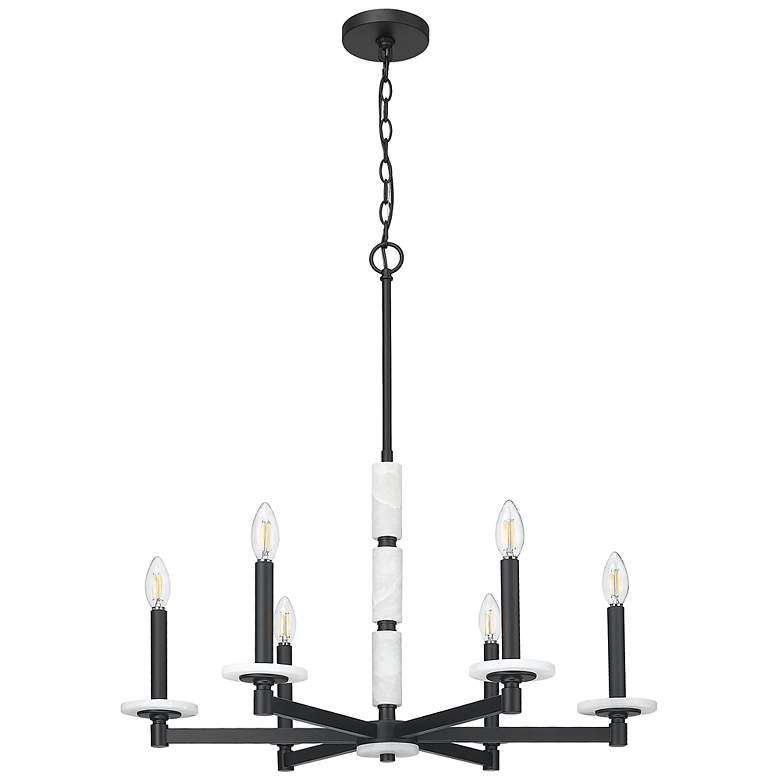 Image 7 Kaden by Z-Lite Matte Black 6 Light Chandelier more views