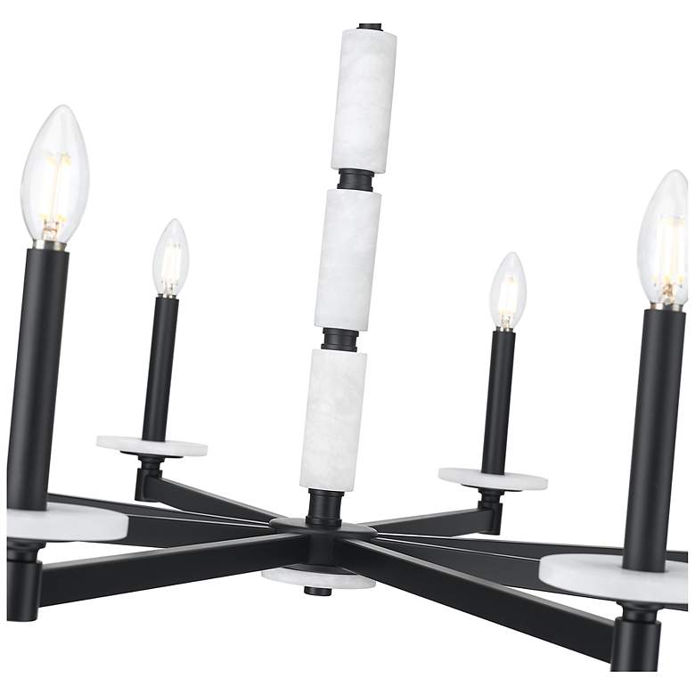 Image 6 Kaden by Z-Lite Matte Black 8 Light Chandelier more views