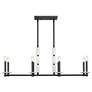 4_Kaden by Z-Lite Matte Black 8 Light Linear Chandelier more views