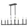 5_Kaden by Z-Lite Matte Black 8 Light Linear Chandelier more views