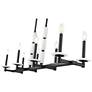 6_Kaden by Z-Lite Matte Black 8 Light Linear Chandelier more views
