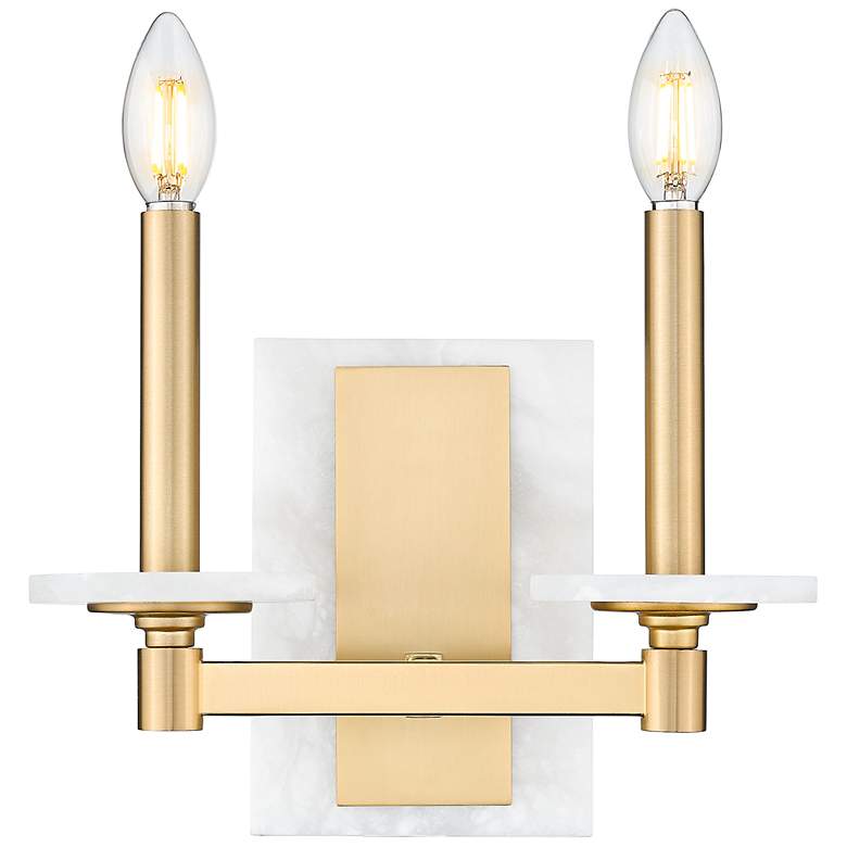 Image 1 Kaden by Z-Lite Modern Gold 2 Light Wall Sconce