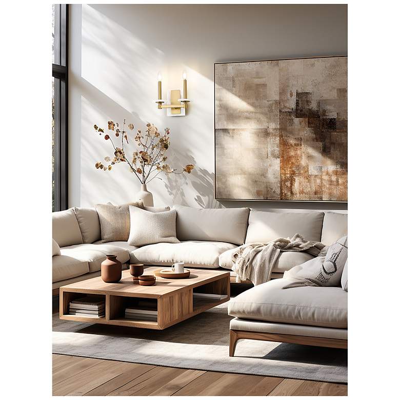 Image 3 Kaden by Z-Lite Modern Gold 2 Light Wall Sconce more views