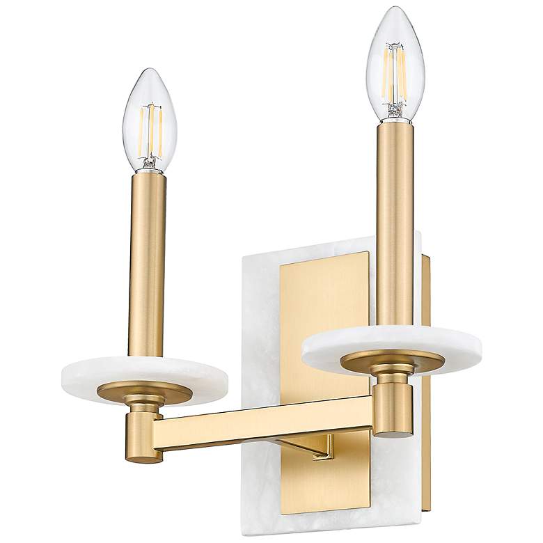 Image 7 Kaden by Z-Lite Modern Gold 2 Light Wall Sconce more views